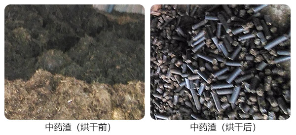 6-2006291A0592c 药渣烘干机干燥前后