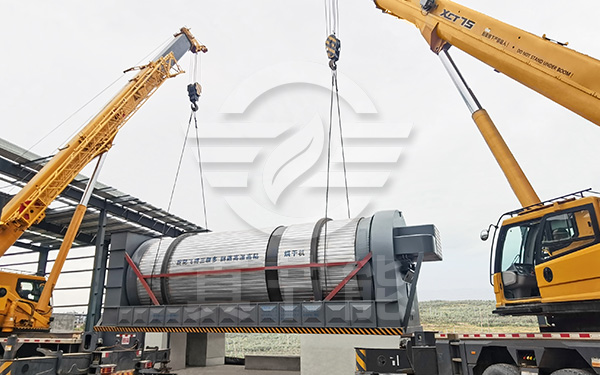 糟渣烘干设备吊装 糟渣烘干设备吊装